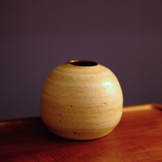 Stoneware Vase / Flower Holder (1 of 1)