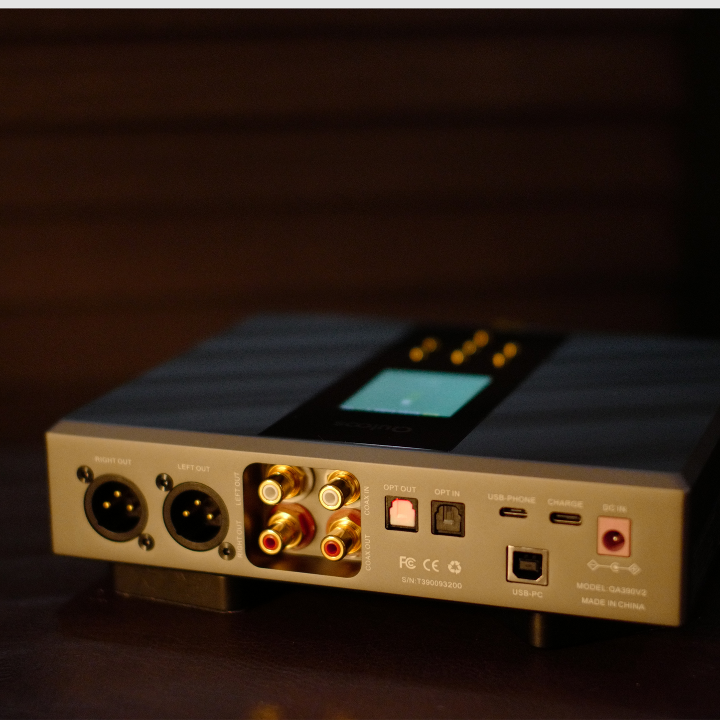 Quloos QA390MOD Portable All-In-One Player DAC/Amp