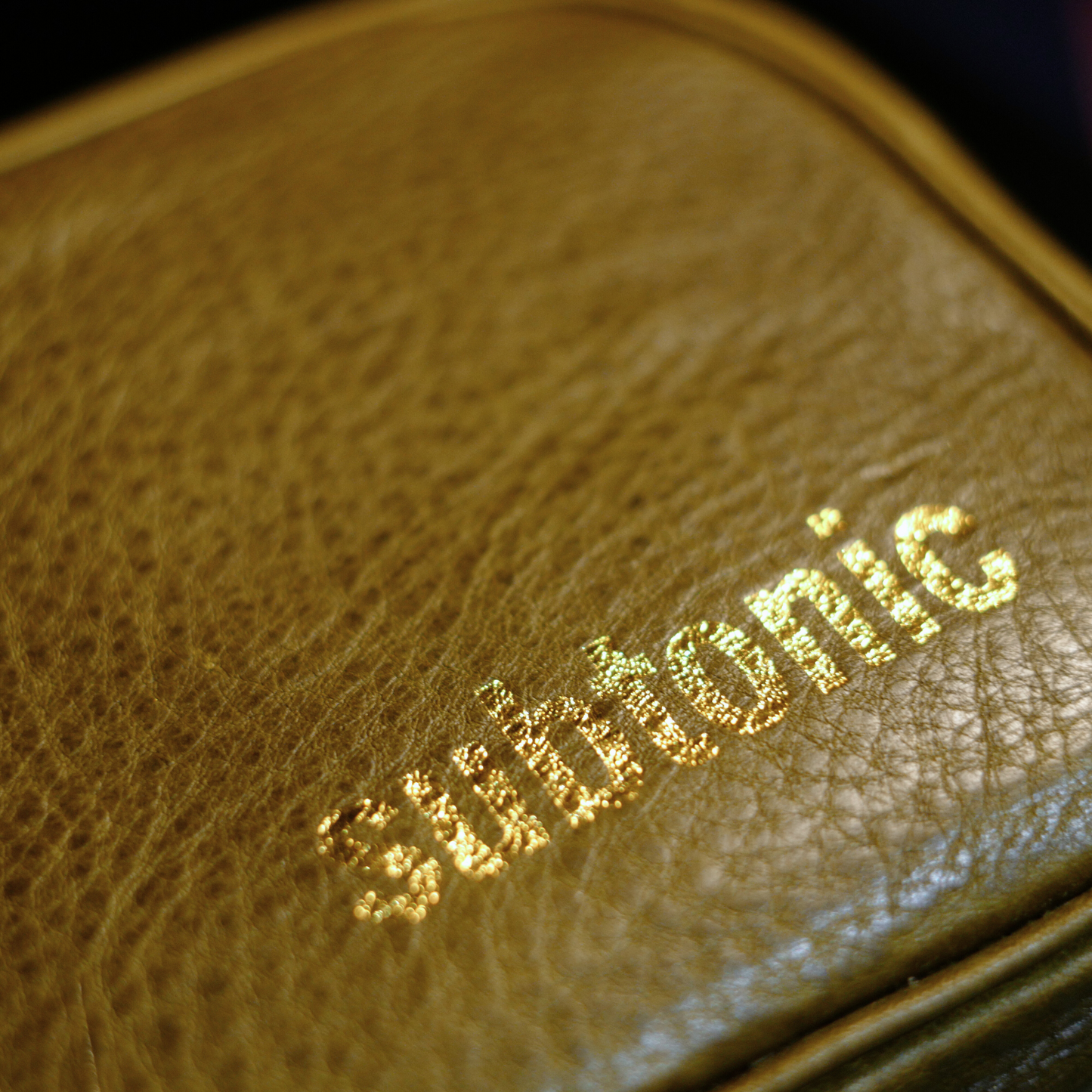 Subtonic OLIVE Handmade Leather IEM Pouch