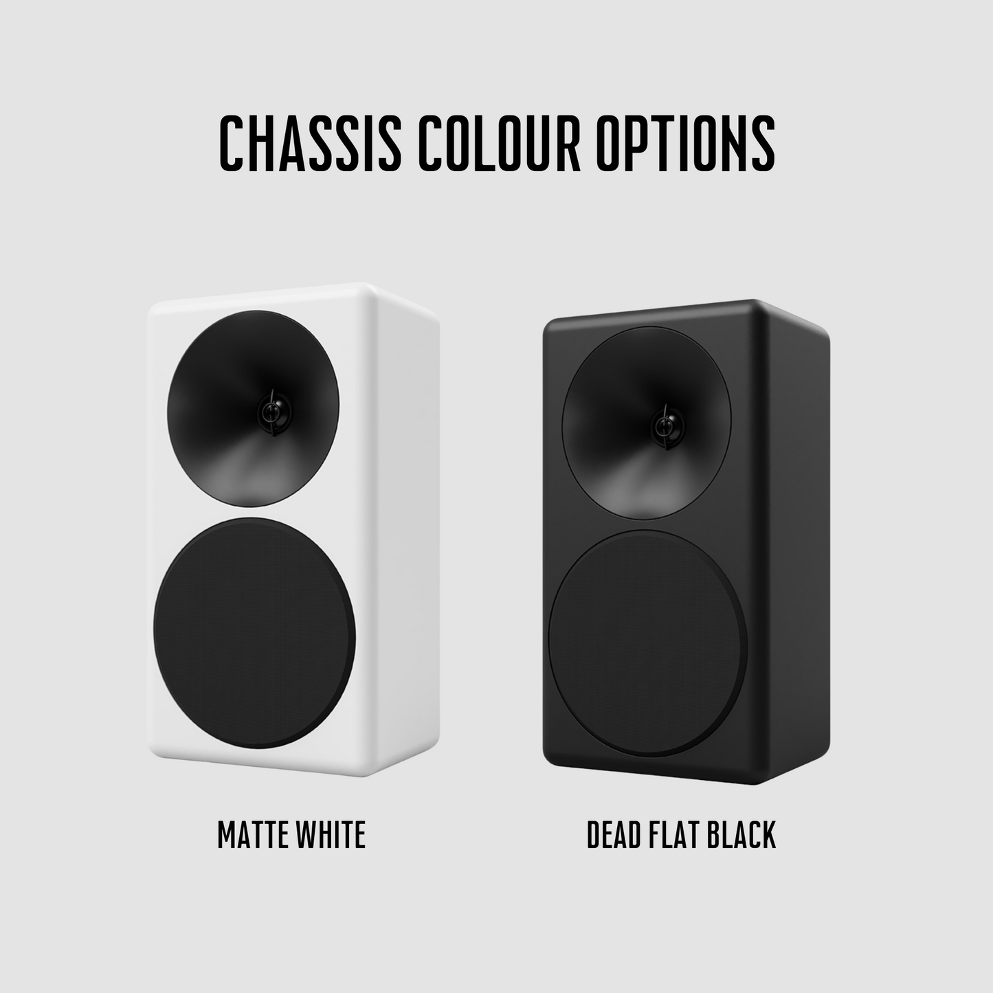 AsciLab F6Bs Mounted Passive Bookshelf Speakers (Pair)