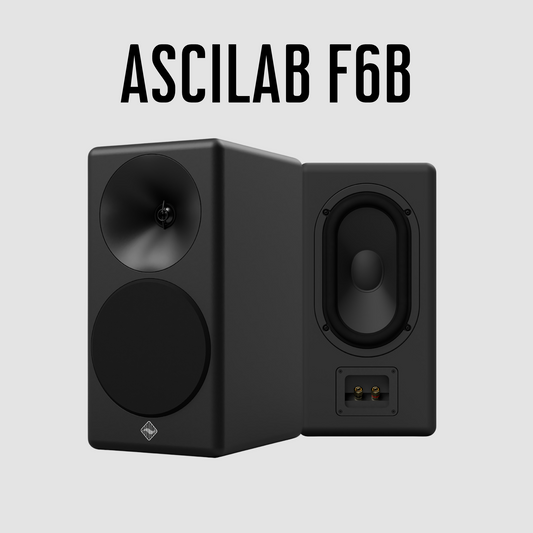 AsciLab F6B Passive Bookshelf Speakers (Pair)