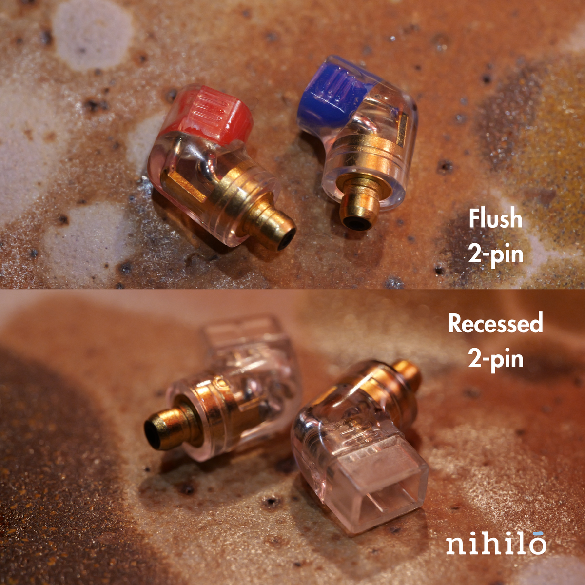 Nightjar Acoustics 2pin to P-Ear adapters (Flush/Recessed)