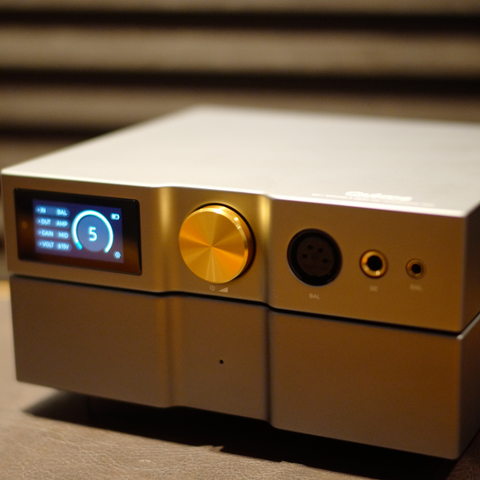 Quloos QH1 Portable Desktop Preamp/Amplifier with LPS Add On