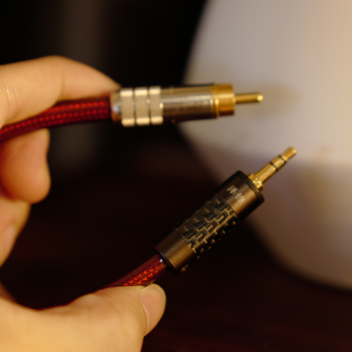 Zephone Crimson Coaxial RCA to 3.5mm interconnect cable